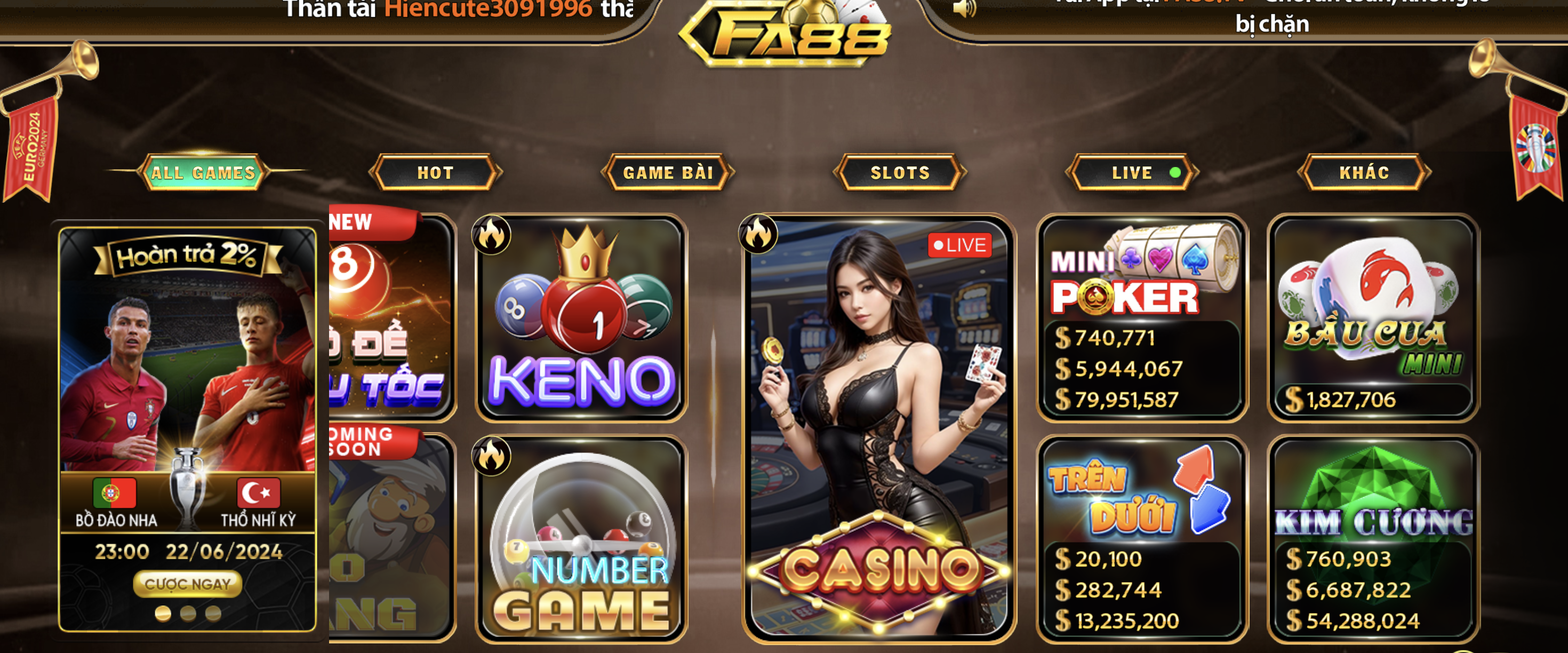 Các bước chơi Mini game Trên Dưới siêu dễ